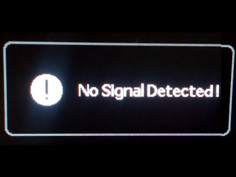 No Signal Detected - Panne d'écran sur pc dépannée à domicile